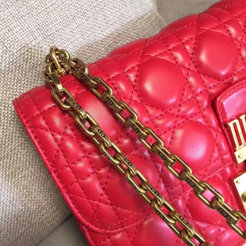 迪奥迪奥Dior2017?DIORADDICT???藤格纹小羊皮翻盖式手提包