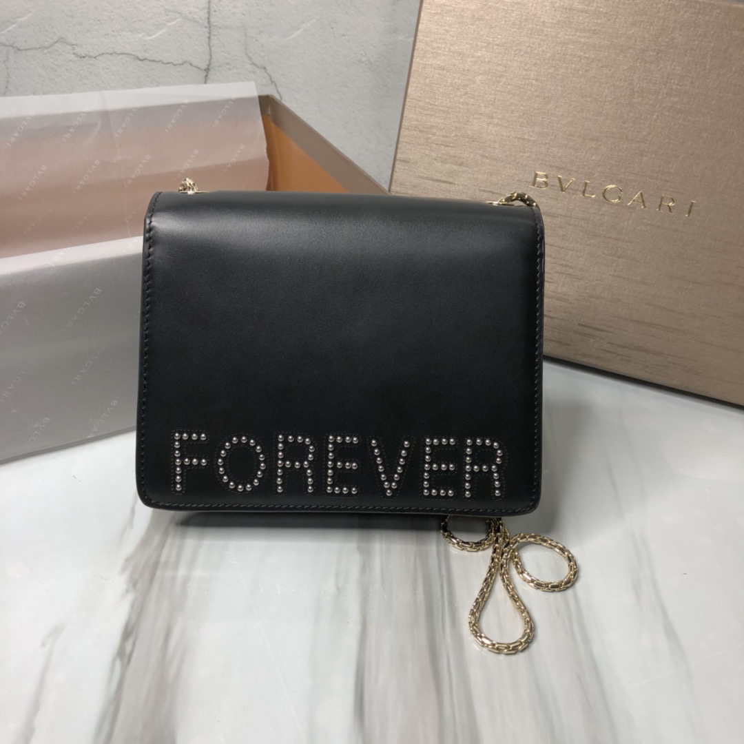单蛇  ?宝格丽  宝格丽新款单蛇 Serpenti Forever 小牛皮翻盖包