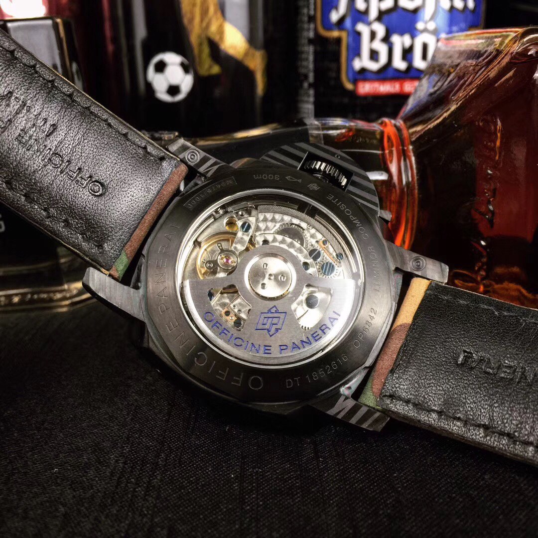 ?沛纳海 PANERAI⌚️弧型镀膜玻璃?47mm*16mm?头层牛皮表带搭配原装针扣➰多复功能机械?316精钢表壳✔️一款来自硬汉的手表