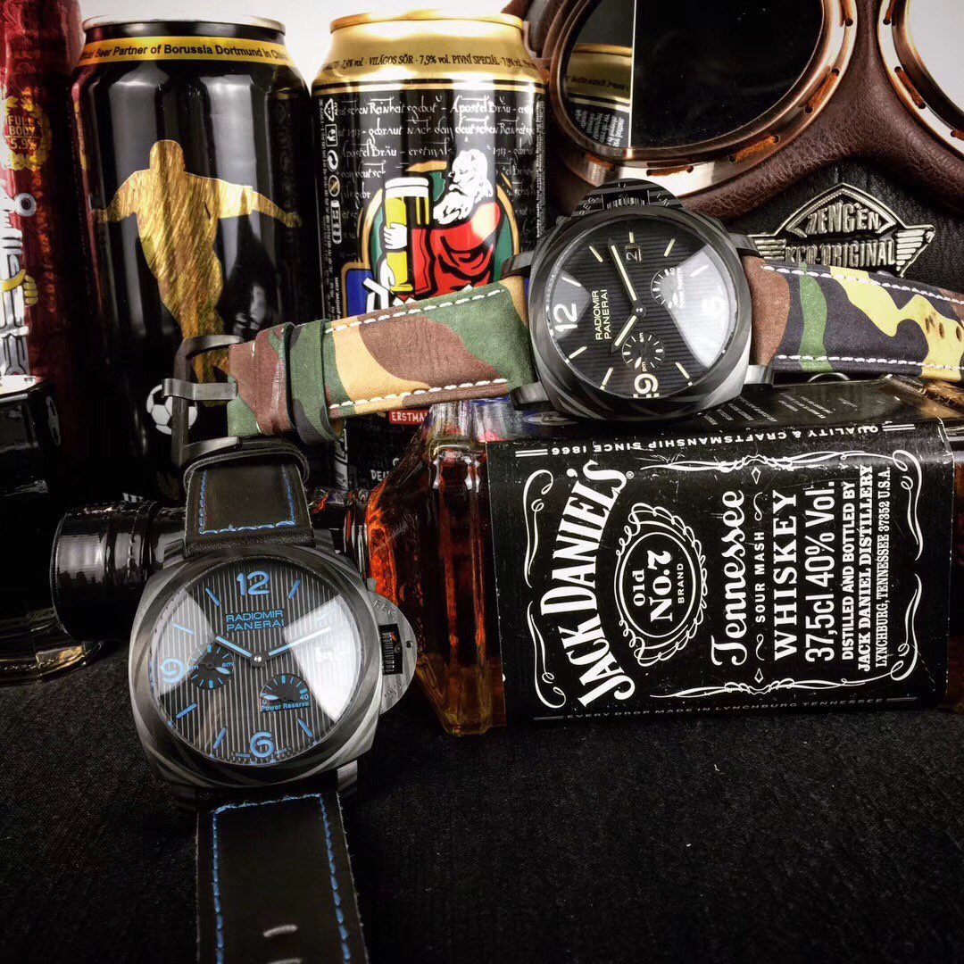 ?沛纳海 PANERAI⌚️弧型镀膜玻璃?47mm*16mm?头层牛皮表带搭配原装针扣➰多复功能机械?316精钢表壳✔️一款来自硬汉的手表