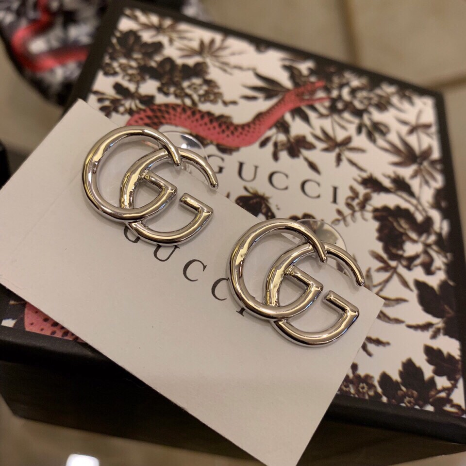 古弛 经典 耳钉打造纯银针 美到哭