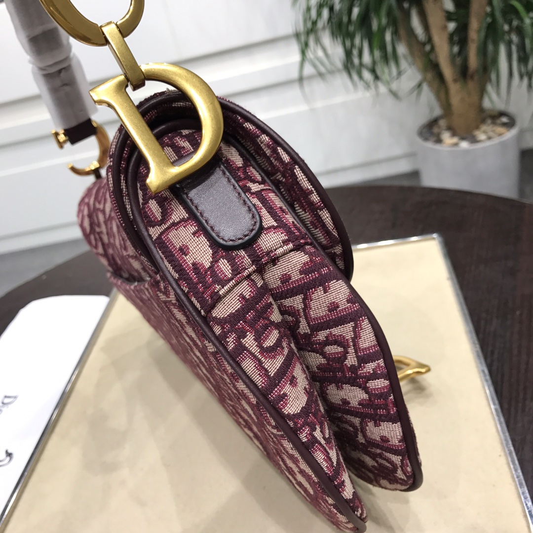 香奈儿型号9007红DSaddle Di0r Oblique手提包