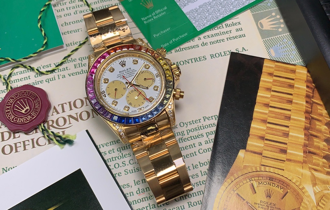 劳力士 ROLEX⌚️迪通拿系列?自动机械•40mm?️兰宝石玻璃?三珠钢带?保险扣?人生分分秒秒走 卻又無時無刻回♠️而唯有学海无涯