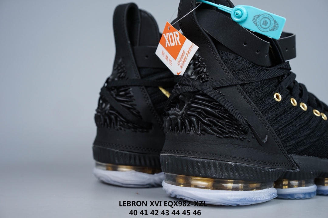 nike lebron xvi 纽约时装周詹姆斯16代 雄狮浮雕绑带