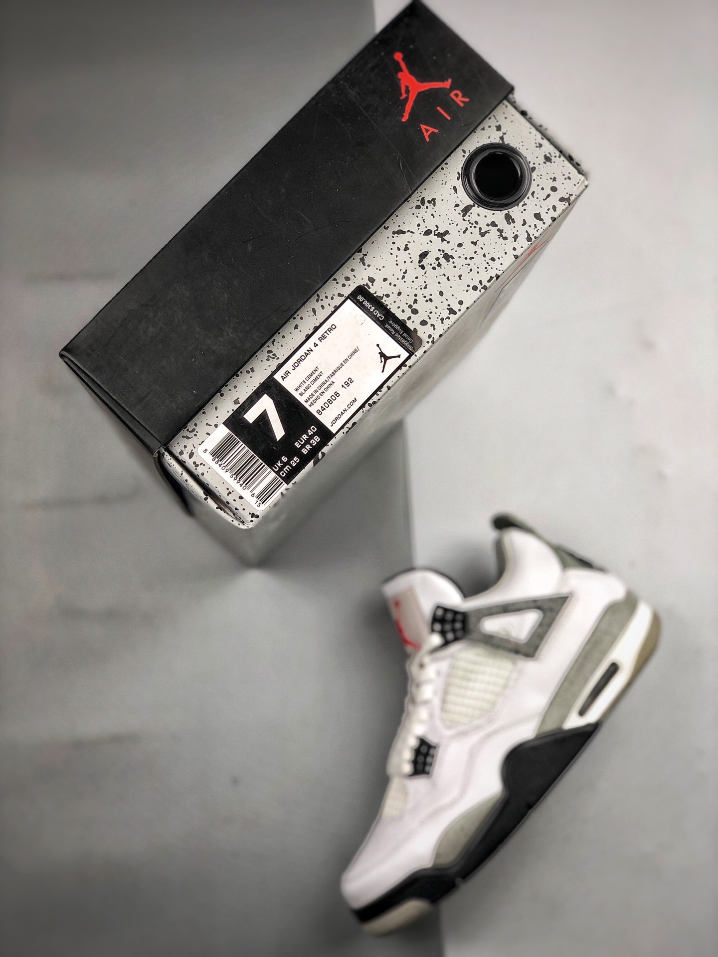 360 Air Jordan 4 Retro “White Cement” 白水泥2016年复刻版本-莆田高