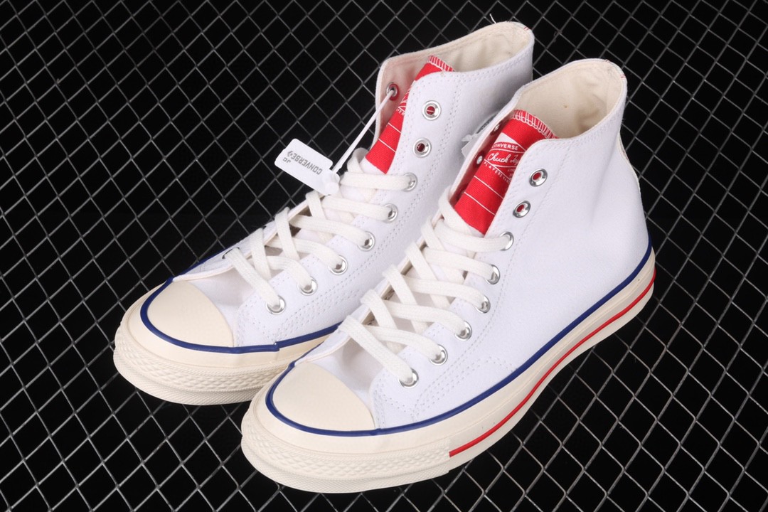 converse 1970s 匡威经典款蓝标高帮休闲板鞋 166729c #鞋舌内外颠倒