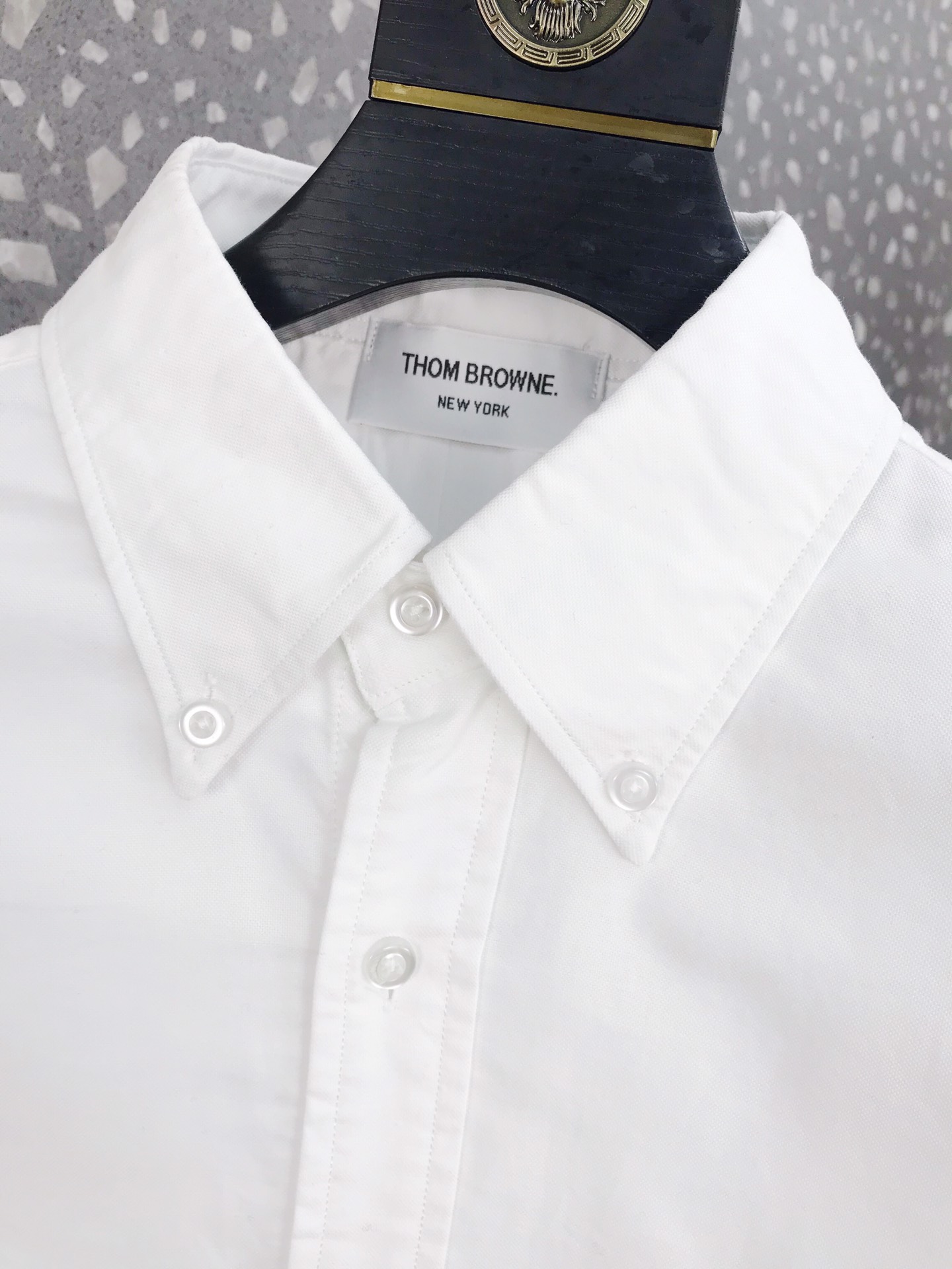 Thom Brwne 汤姆·布朗 口袋织带衬衫 进口牛津纺面料 尺码：0 1 2 3 4