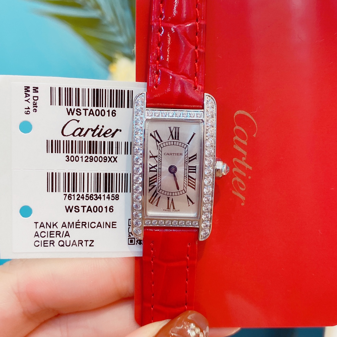 玫瑰 卡地亚Cartier 强烈推荐2020年最新款Tank Américaine 腕表