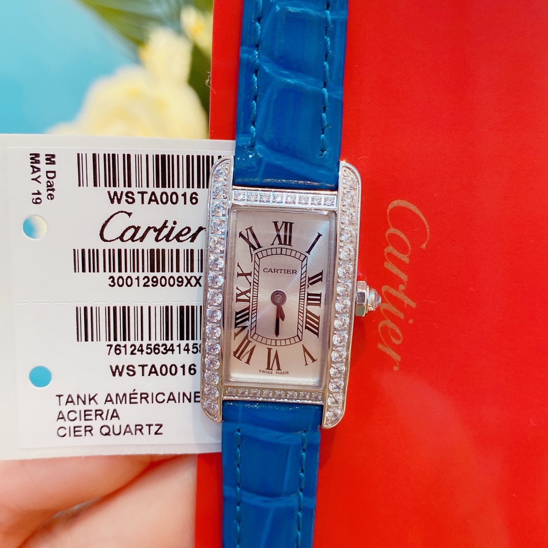 玫瑰 卡地亚Cartier 强烈推荐2020年最新款Tank Américaine 腕表