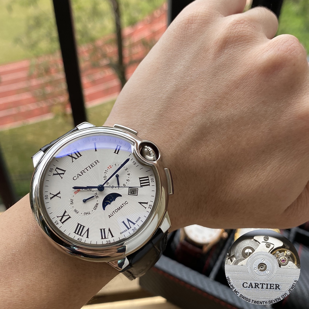 蓝气球系列   精致百搭 卡地亚最新设计多功能新品 精品男士腕表