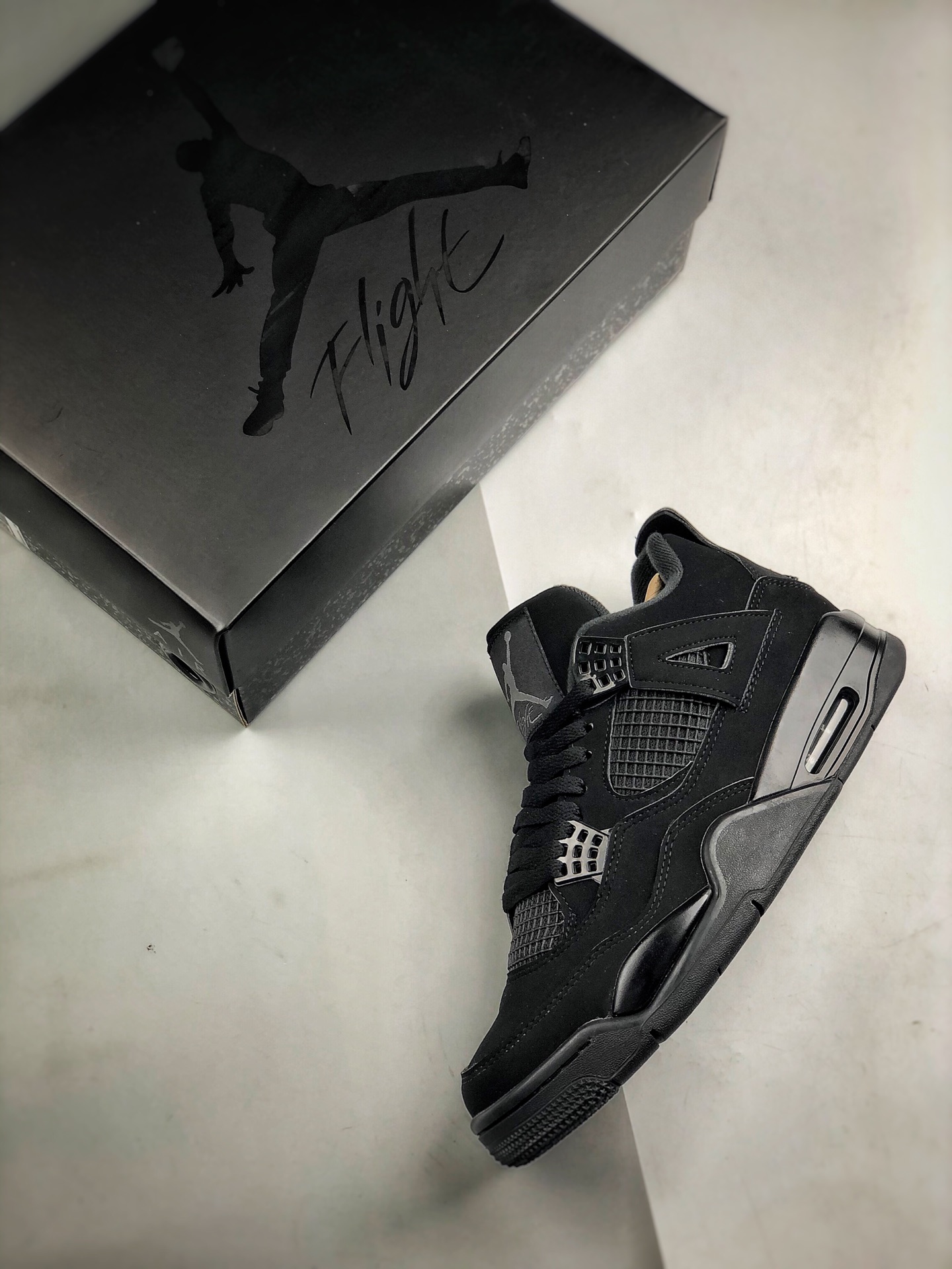 360 Air Jordan 4 Retro “Black Cat” 黑武士 / 黑猫CU1110-010