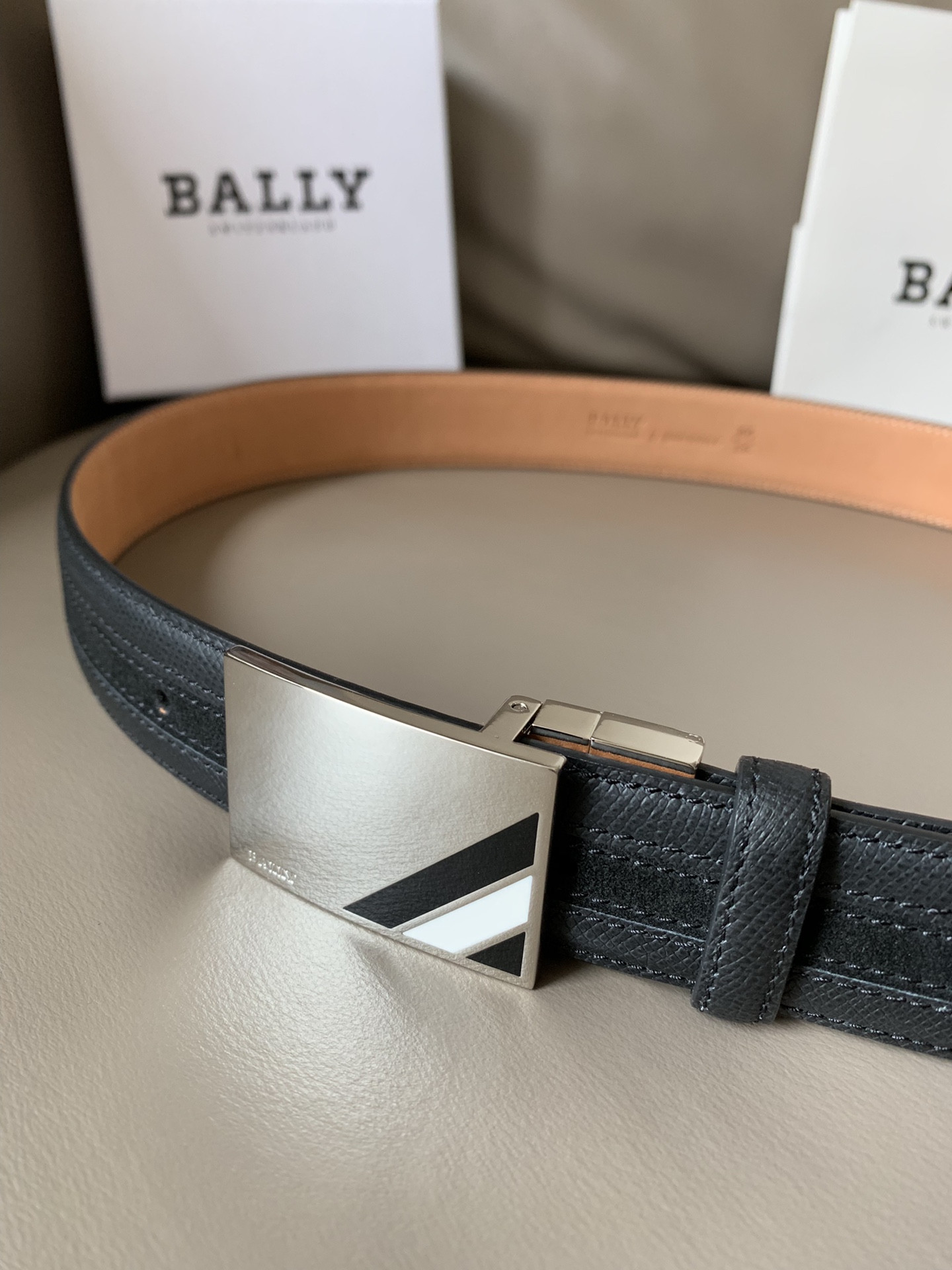 bally (巴利) 专柜新款 男款休闲时尚腰带 宽3.