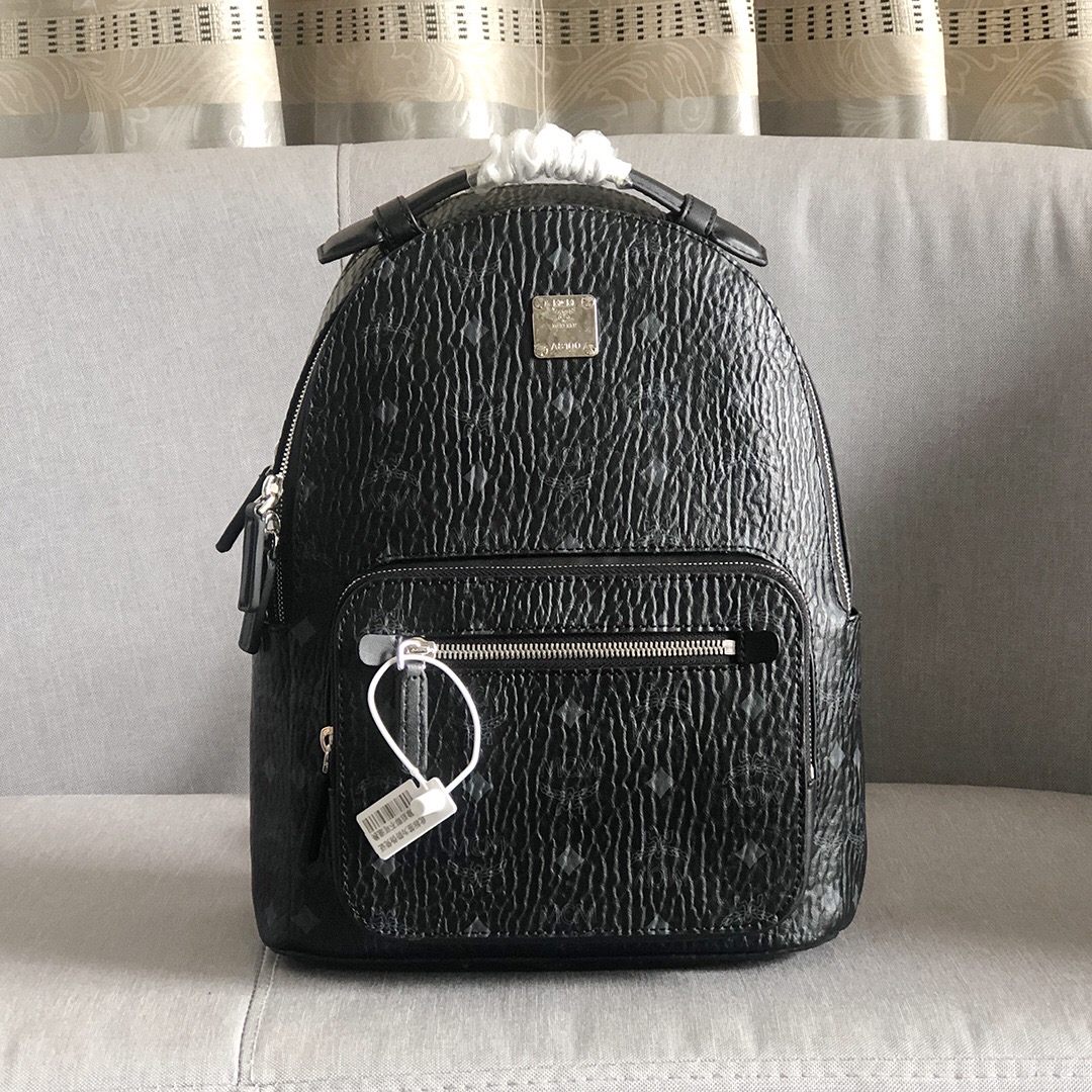 mcm编码：5730中号图原单货?MCM?2020新款?Stark Visetos?双肩背包