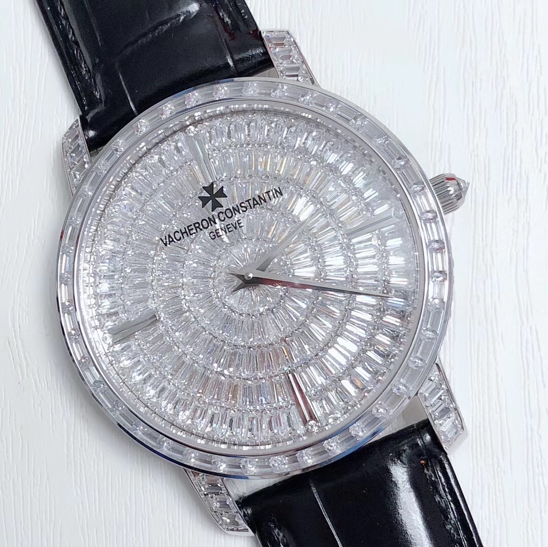 实拍 市场最高品质 江诗丹顿传承系列 新款奢华满天星型9/000G-9274 男士腕表