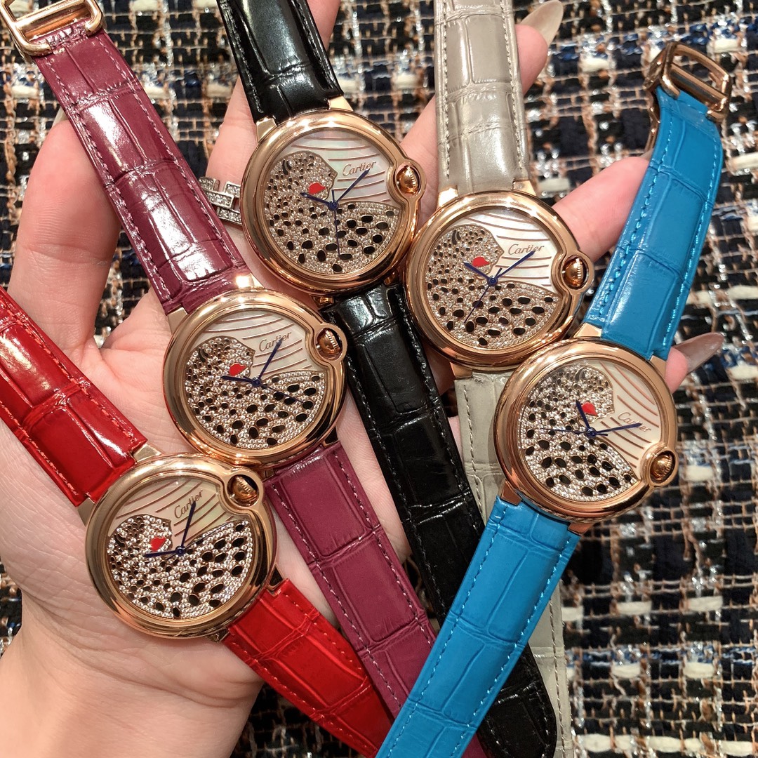 卡地亚 CARTIER???高品质Ballon Bleu de Cartier卡地亚蓝气球腕表