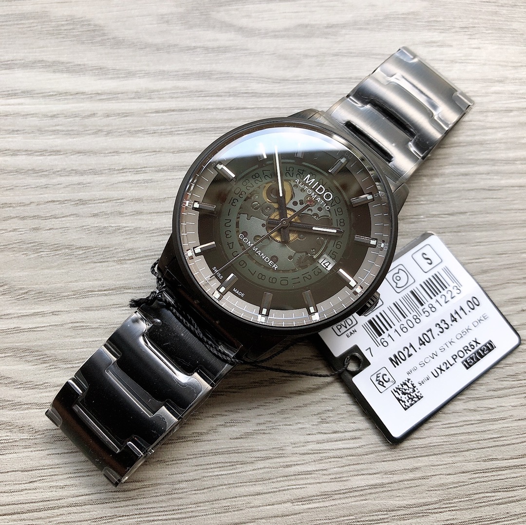 原单品质 MIDO 美度 Z2 指挥官系列 M021.407.33.411.00 Commander Gradient香榭系列渐层80小时腕表