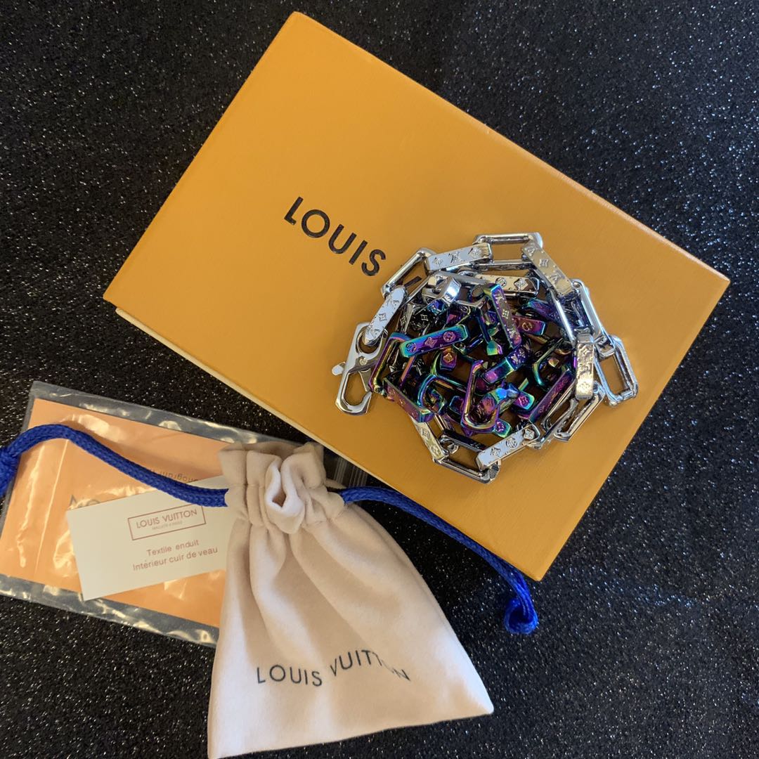 本地自取90220 louis vuitton lv 竹节淬火项链新款来袭& 链式