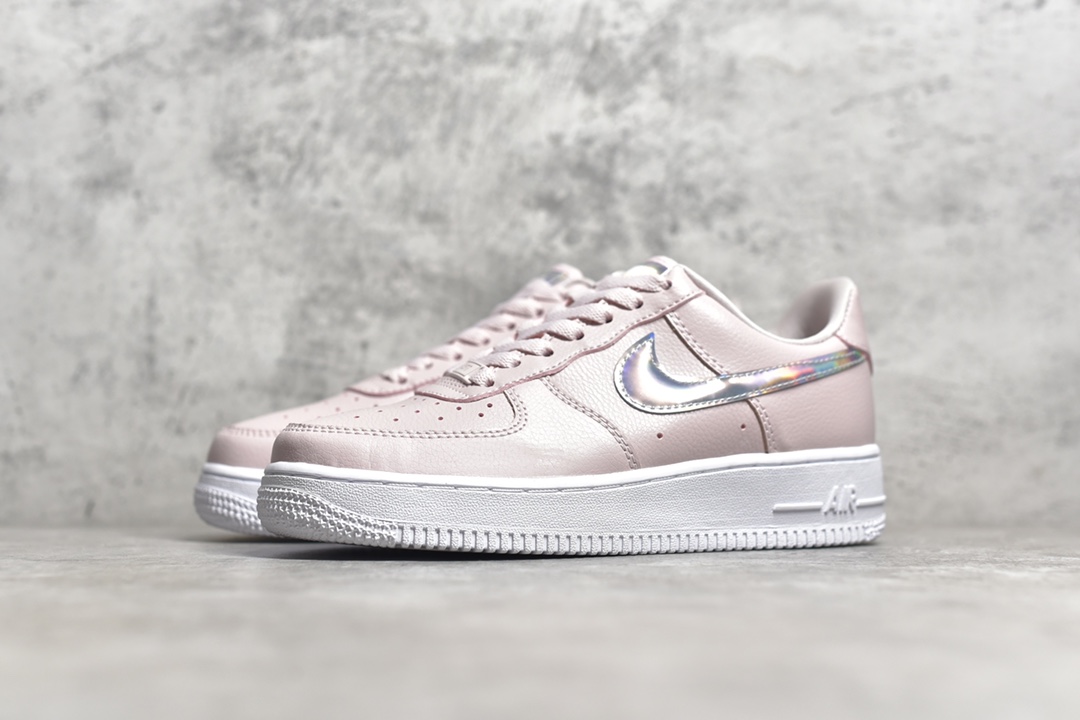 nike air force 1"07 ess 空军一号镭射粉低帮休闲板鞋 夏天出街回头