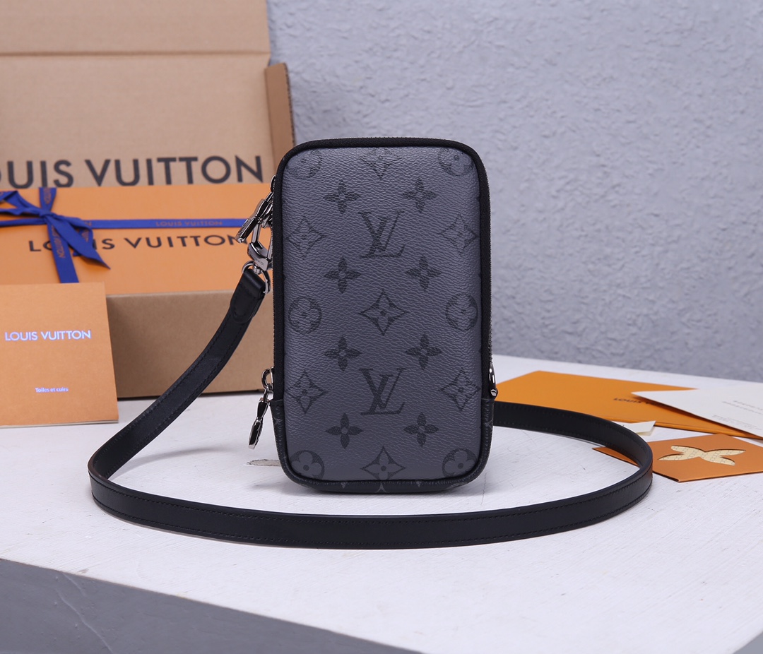 Replica Louis Vuitton M69534 Double Phone Pouch in Monogram