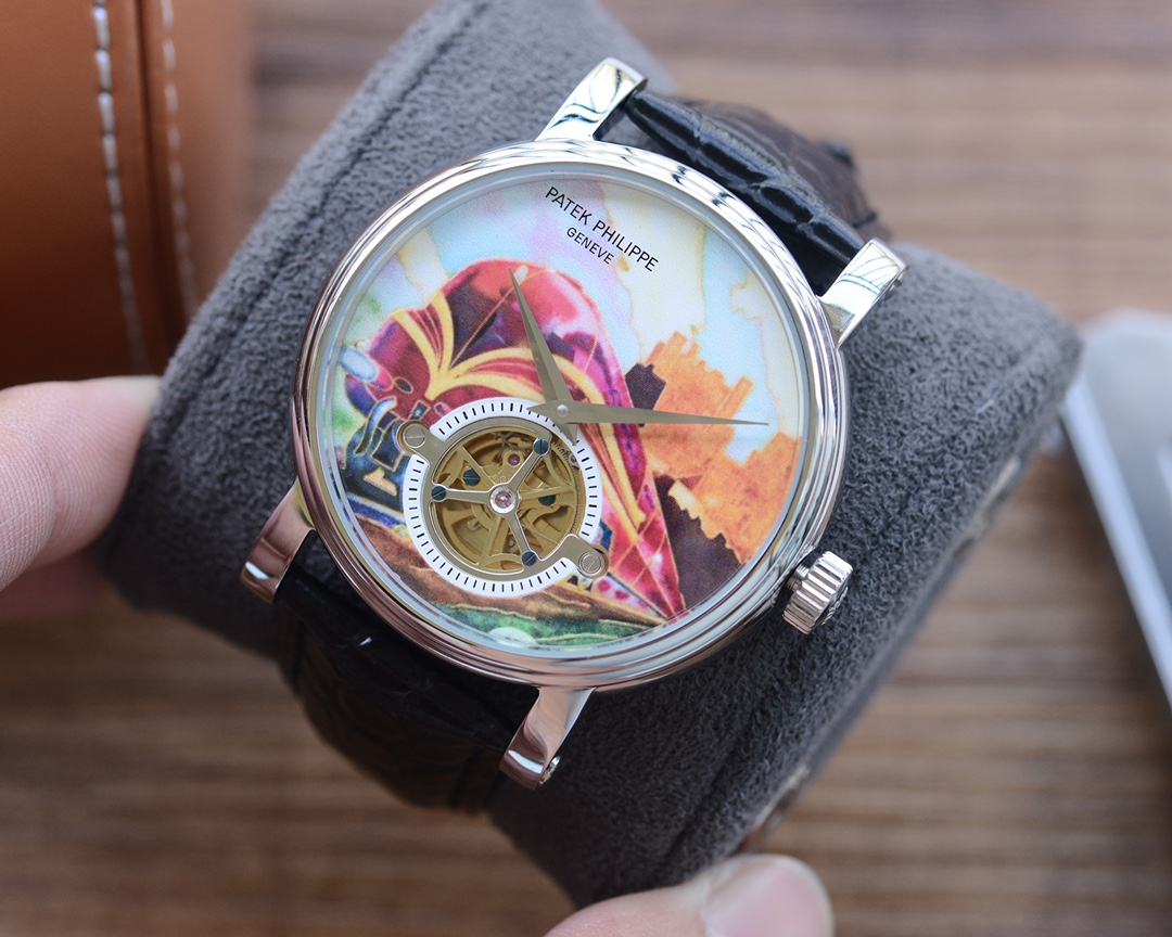 白壳 金壳 新款⌚大飞轮 百达翡丽?最佳设计?独家首发? 精品男士腕表