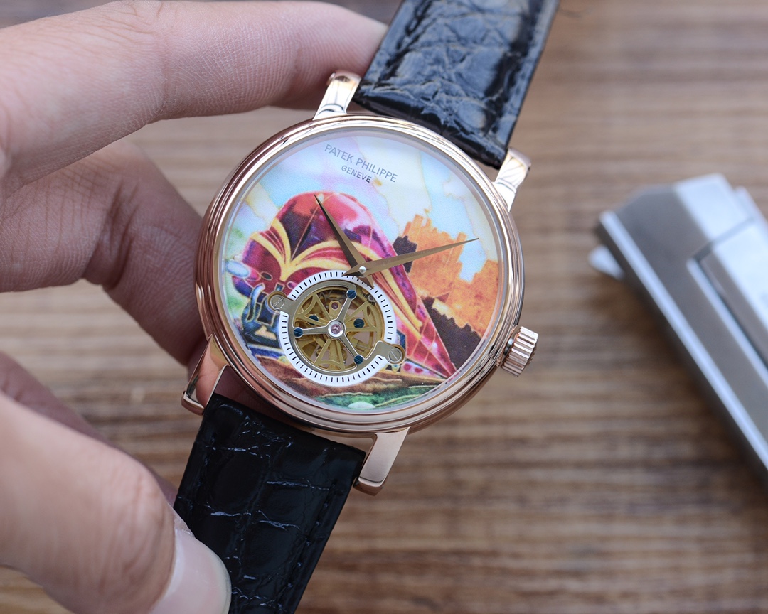 白壳 金壳 新款⌚大飞轮 百达翡丽?最佳设计?独家首发? 精品男士腕表