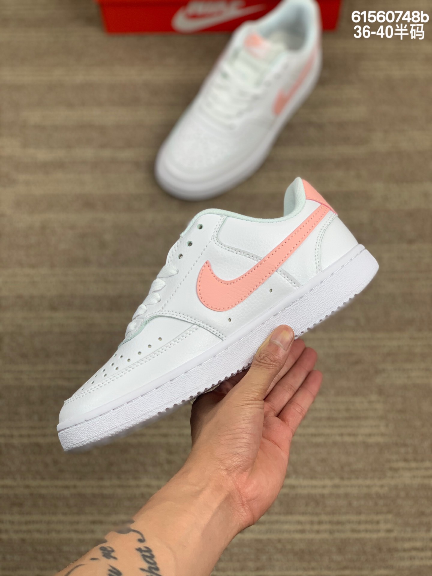 性价比版本 nike/耐克 wmns courtvision low 休闲低帮板鞋 货号:cd