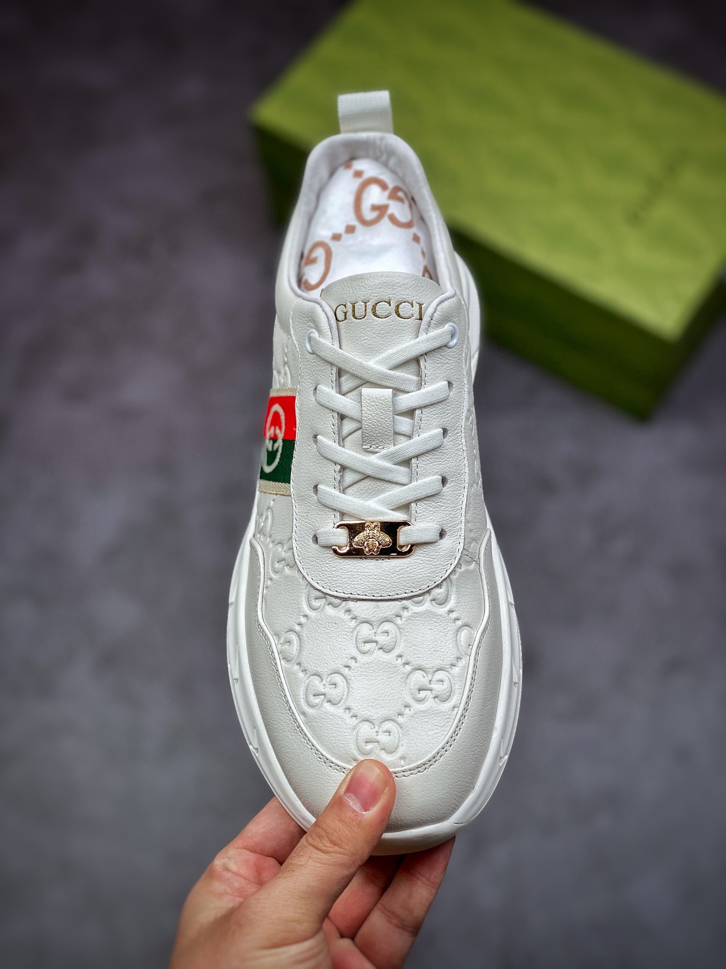 New #Gucci Screener GG High-Top Sneaker