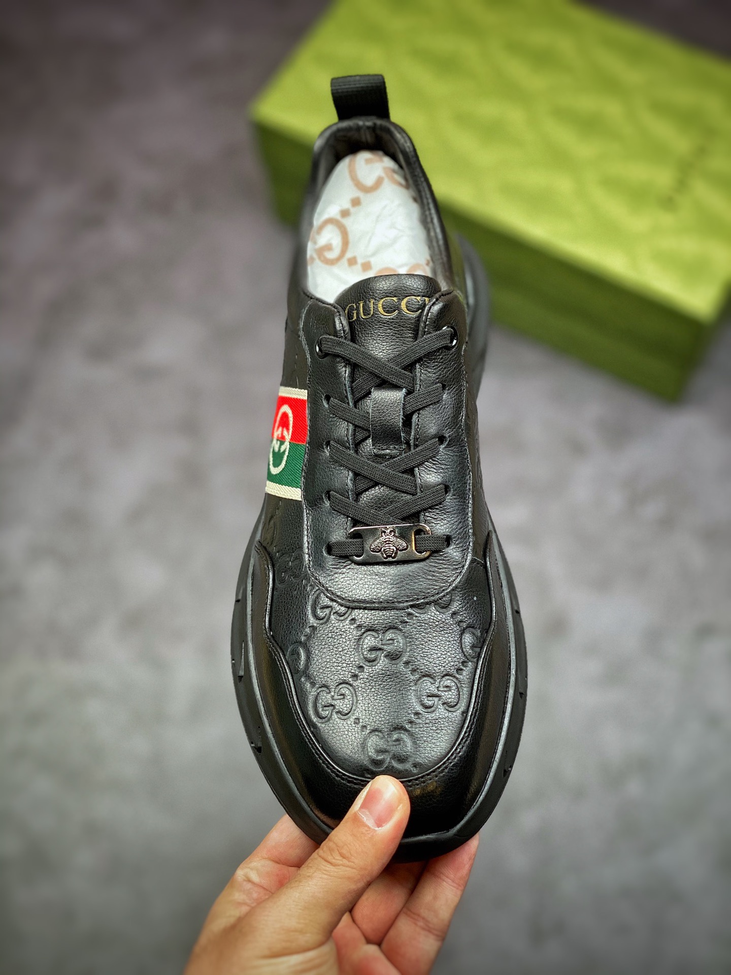 New #Gucci Screener GG High-Top Sneaker