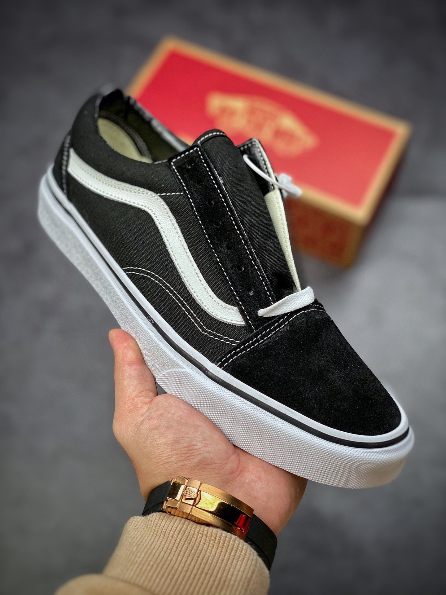 VANS Old Skool classic low-top 085 evergreen classic skateboard shoes canvas shoes