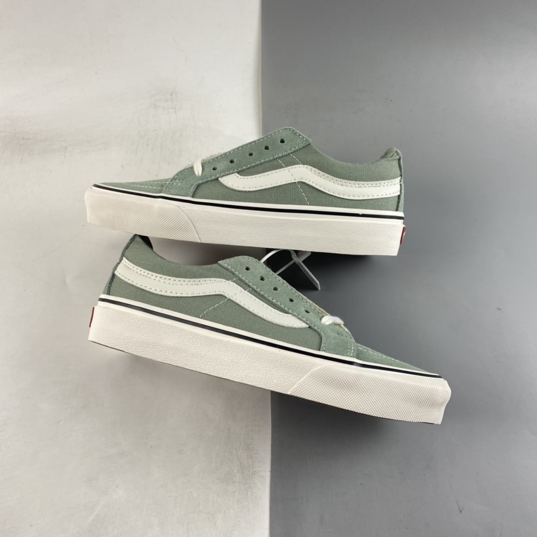 Vans Sk8-Low Shawn Yue with the same 2022 spring and summer new mint green low-top casual board shoes VN0A4UWIB82