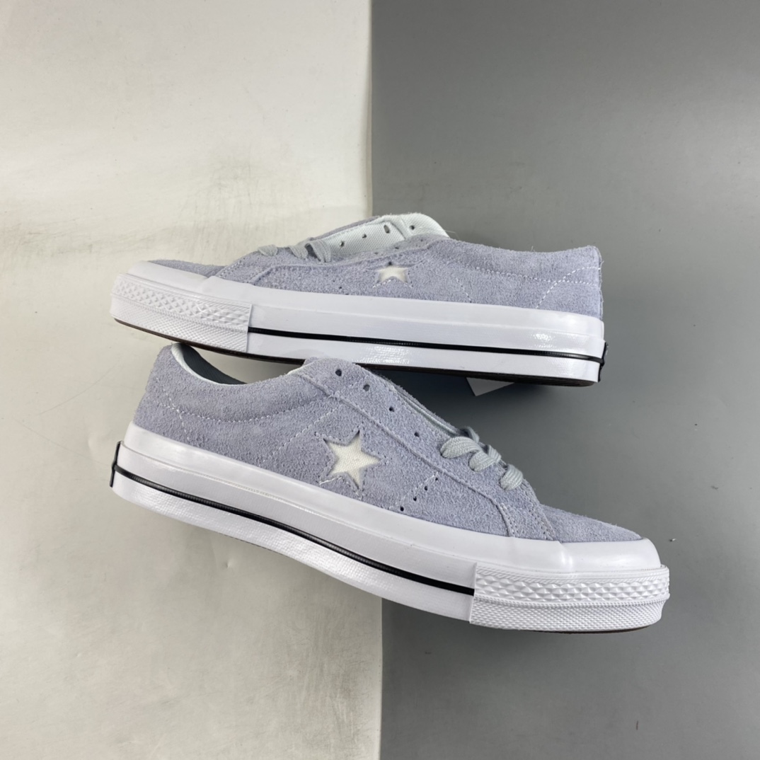 Converse One Star new color haze purple gray low-top sneakers 172387C