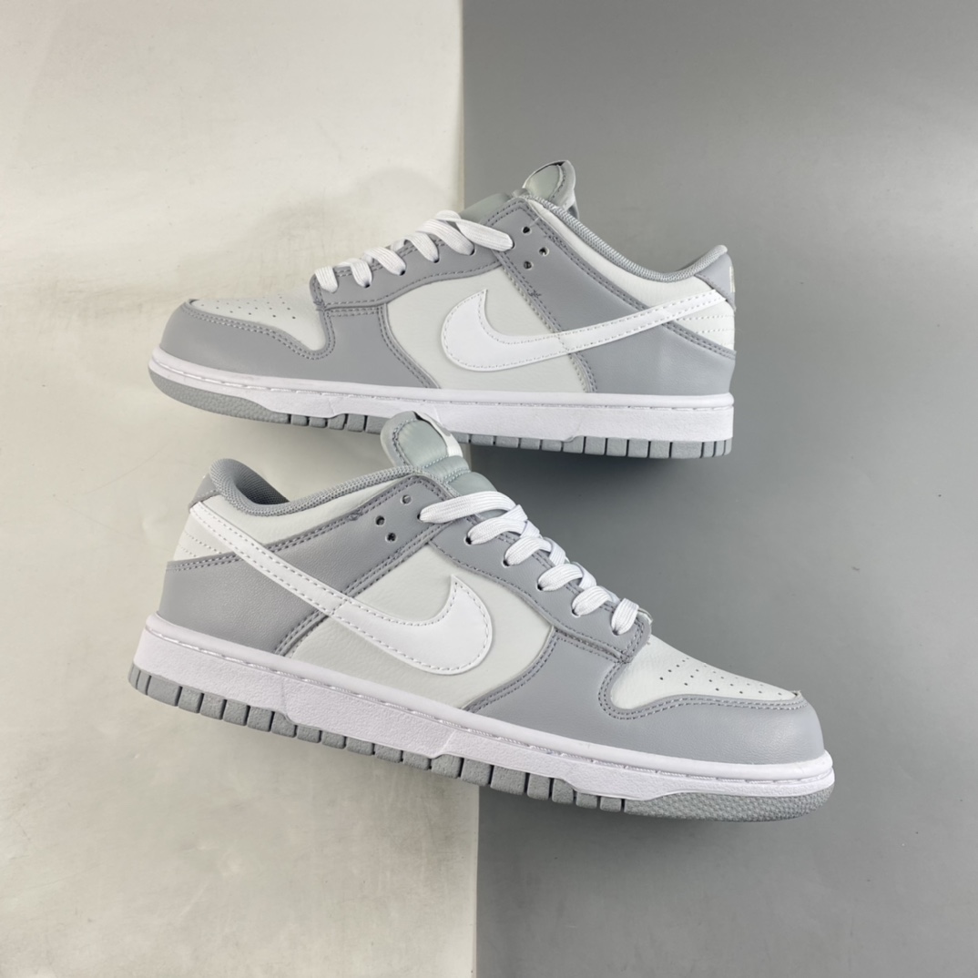 Nike Dunk Low Retro Retro White Grey SB Buckle Breaking Backboard Fashion Casual Sneakers DJ6188-001