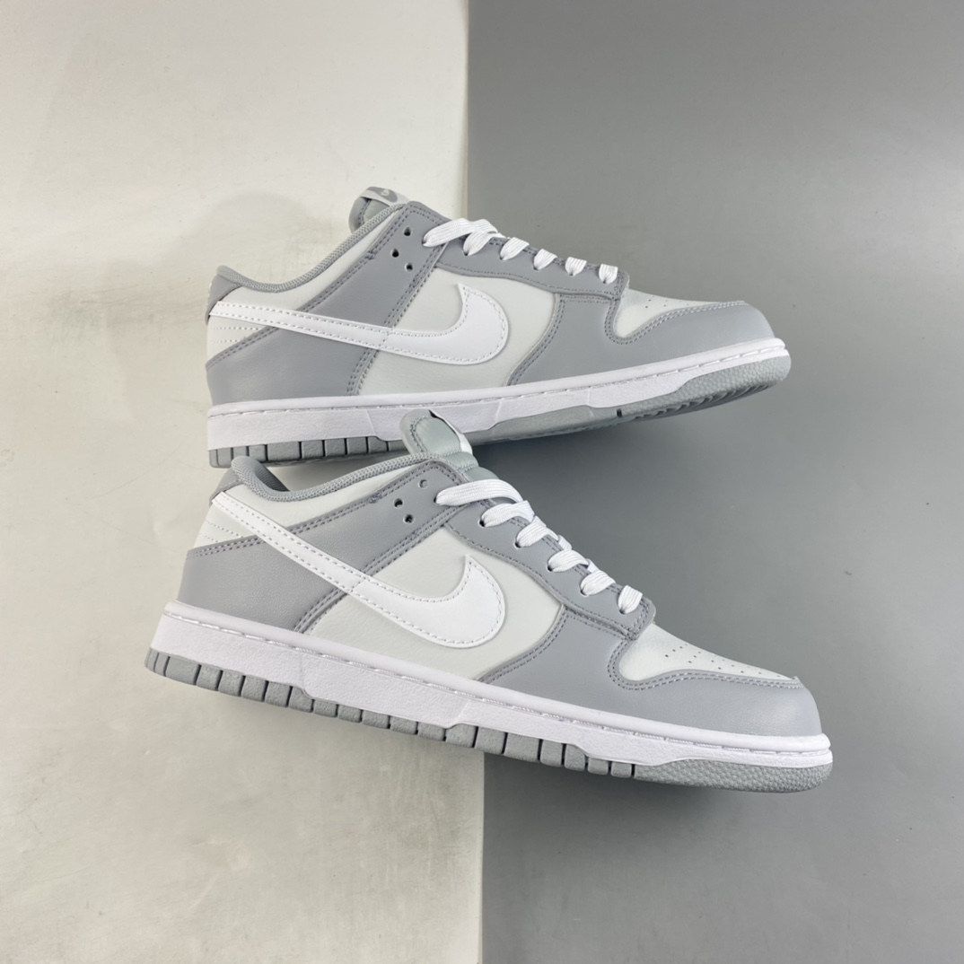 Nike Dunk Low Retro Retro White Grey SB Buckle Breaking Backboard Fashion Casual Sneakers DJ6188-001