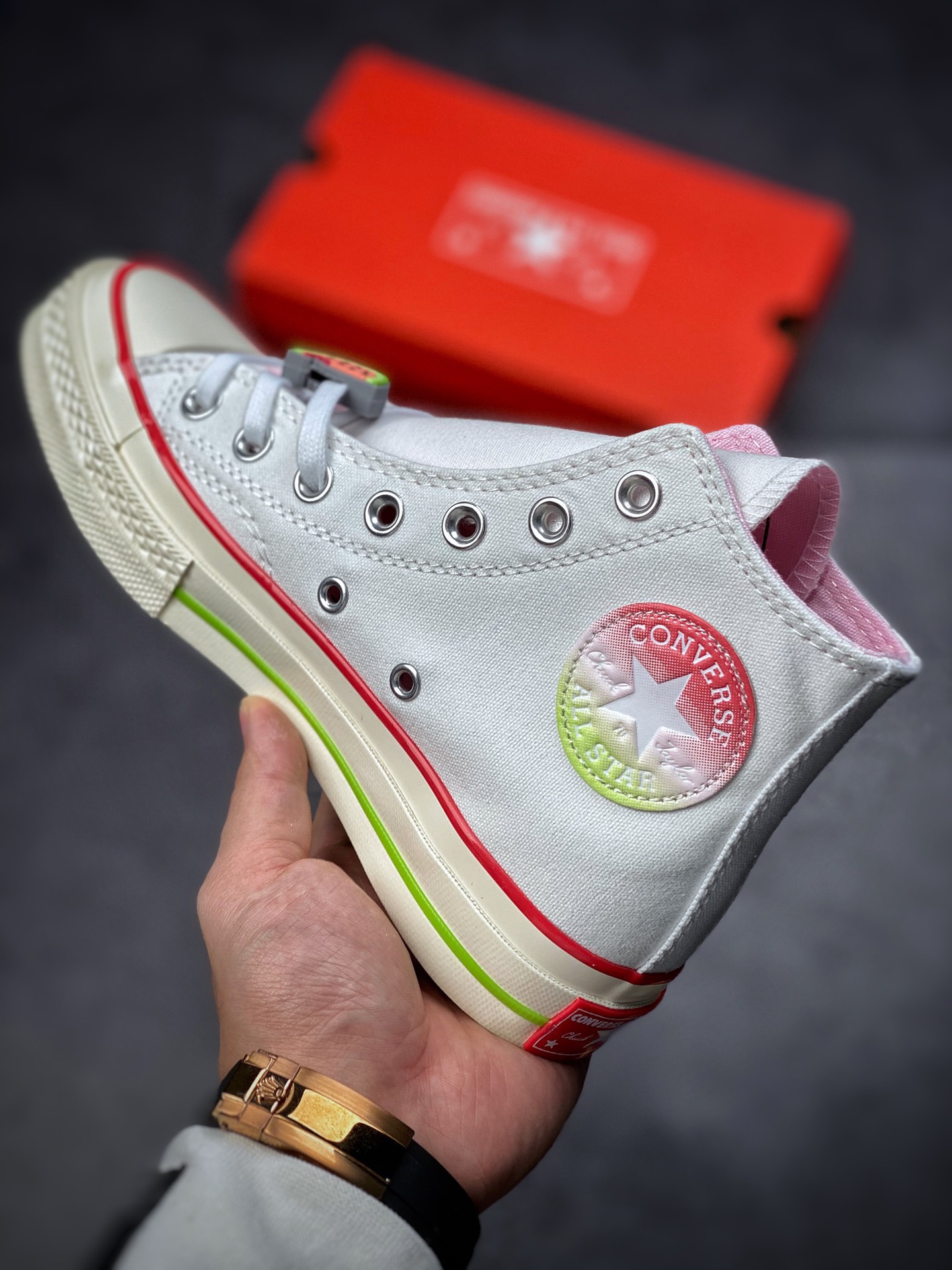 Exclusive real shot Converse 1970s new watermelon new model is also too good-looking A02297C