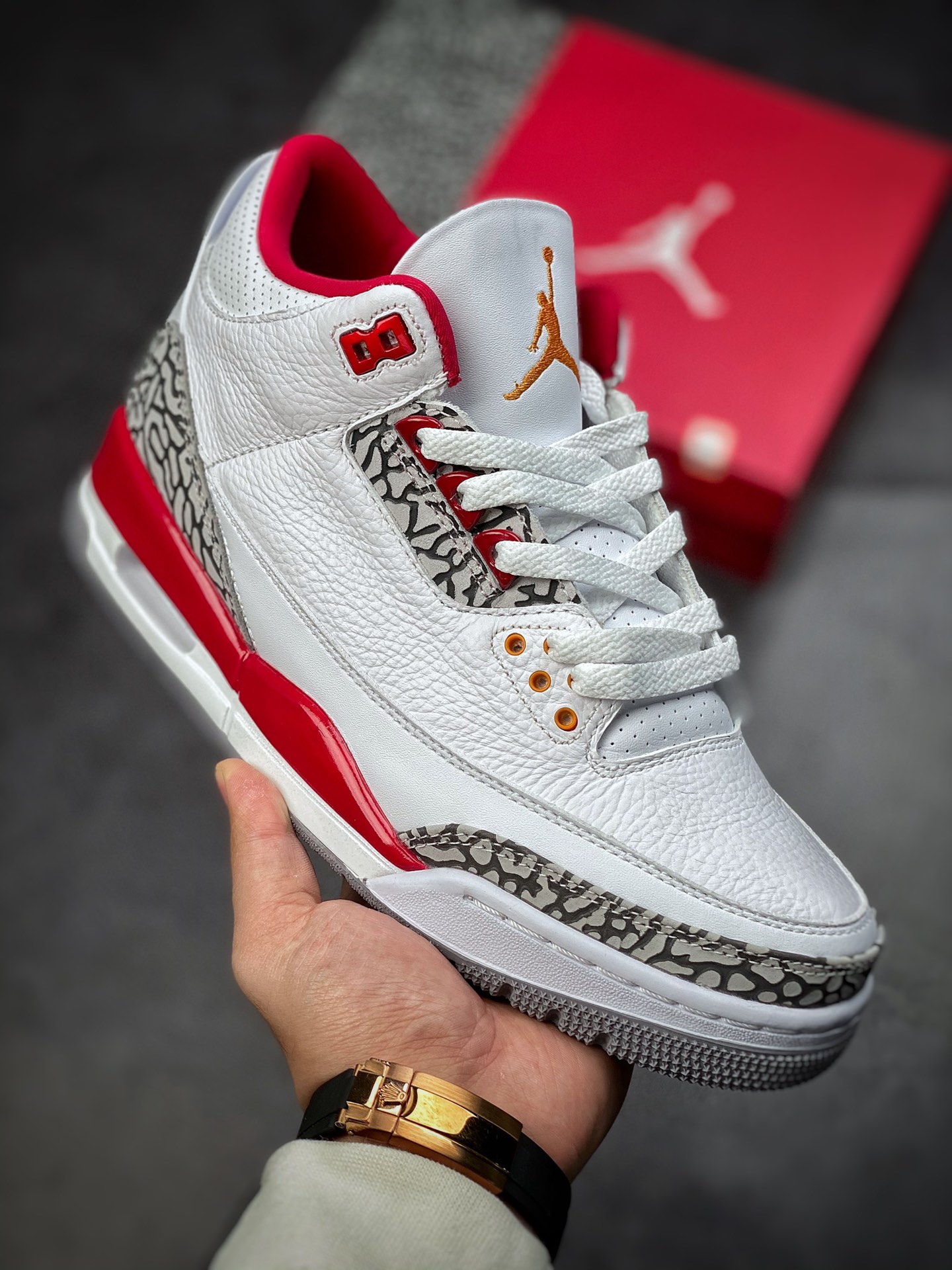 400  Air Jordan 3 Retro ”Cardinal Red” 白酒红 CT8532-126