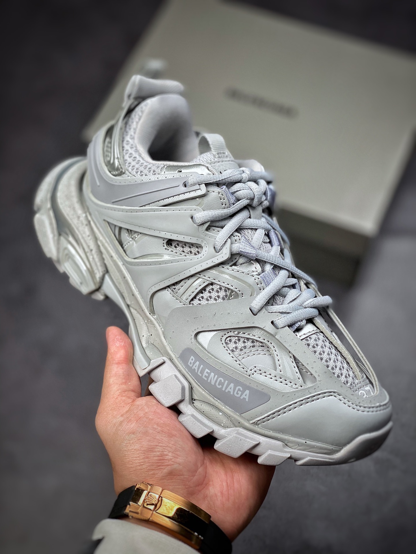 High luxury brand - Balenciaga BALENCIAGA Track Trainers 3.0 generation retro wild running grandma trend all-match jogging shoes 242436 W6LB3 3250