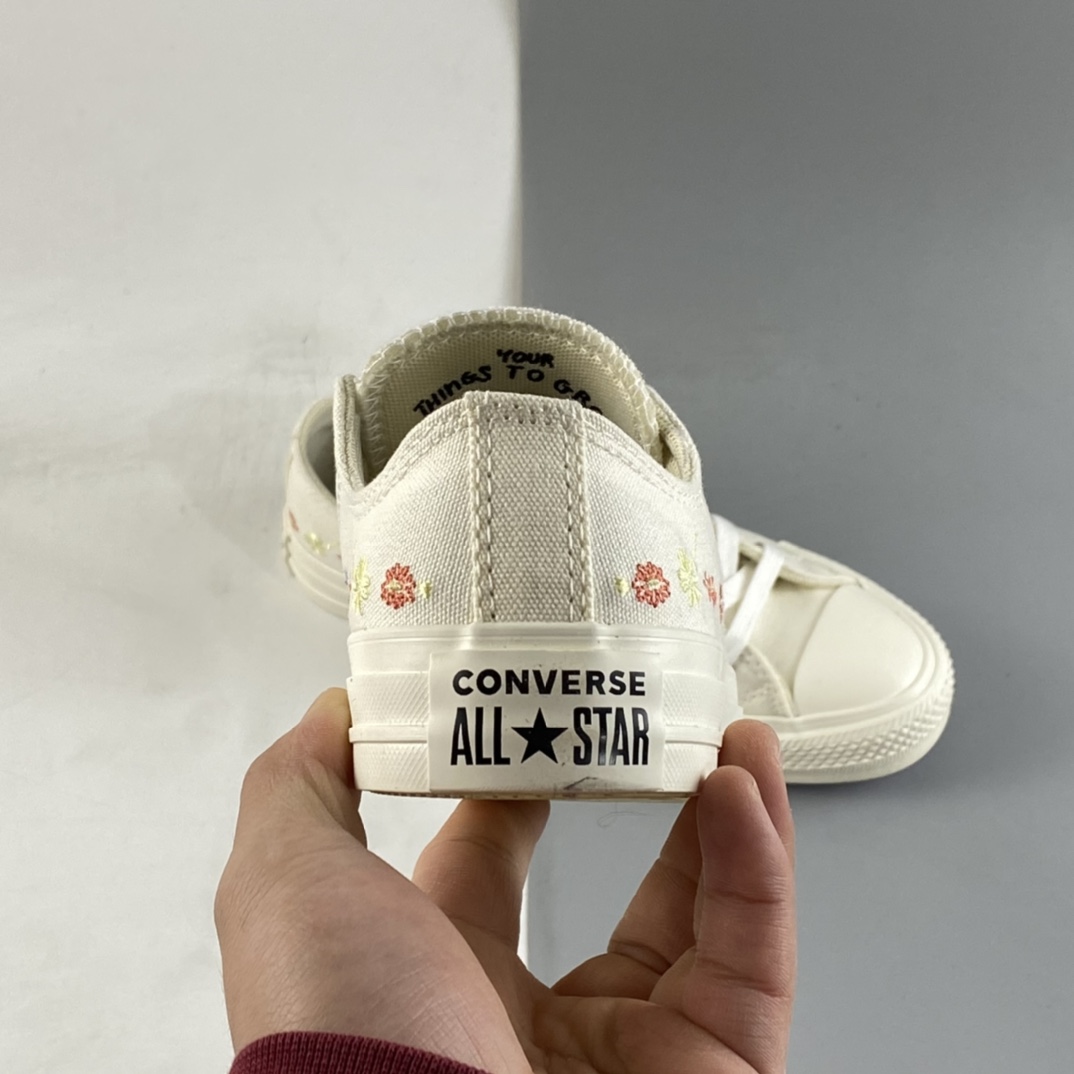 Converse All Star ox Embroidered Flower A01595C Spring Flowers