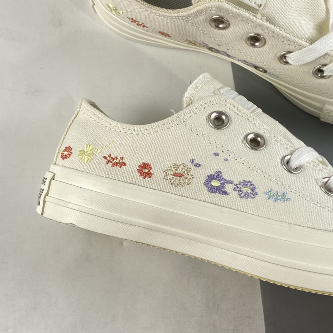 Converse All Star ox Embroidered Flower A01595C Spring Flowers