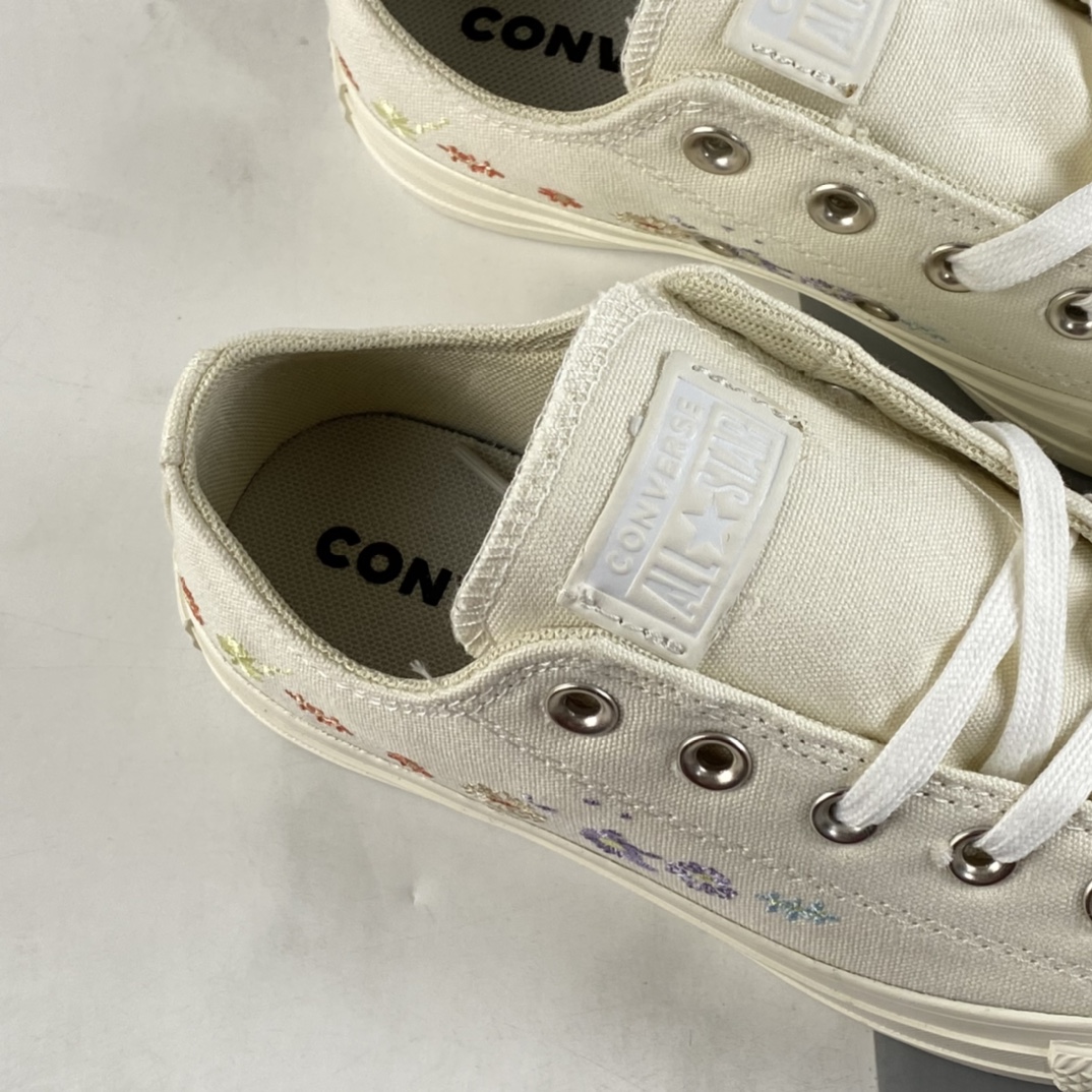 Converse All Star ox Embroidered Flower A01595C Spring Flowers