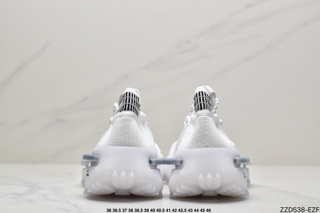 Adi NMD_S1 Edition ”Cloud White” S1 series sock-type sports and leisure running shoes GZ7902