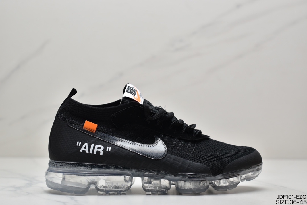 125 耐克OFF-WHITE x Nike AIR VaporMax OW联名蒸汽大气垫慢跑鞋 AA3831-100