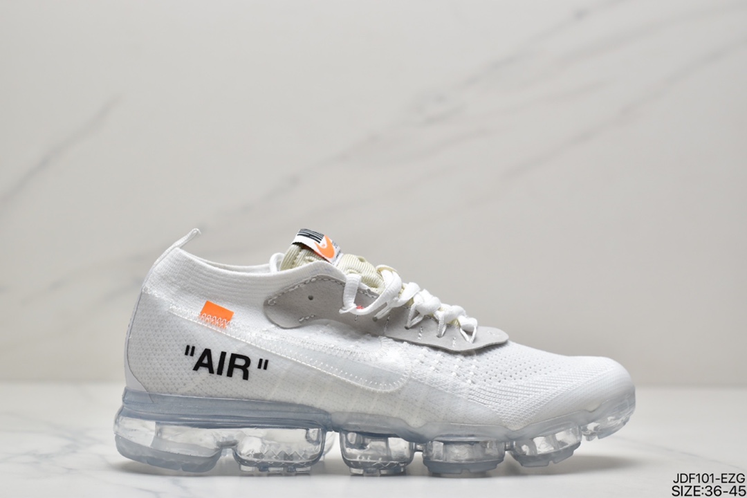 125 耐克OFF-WHITE x Nike AIR VaporMax OW联名蒸汽大气垫慢跑鞋 AA3831-100