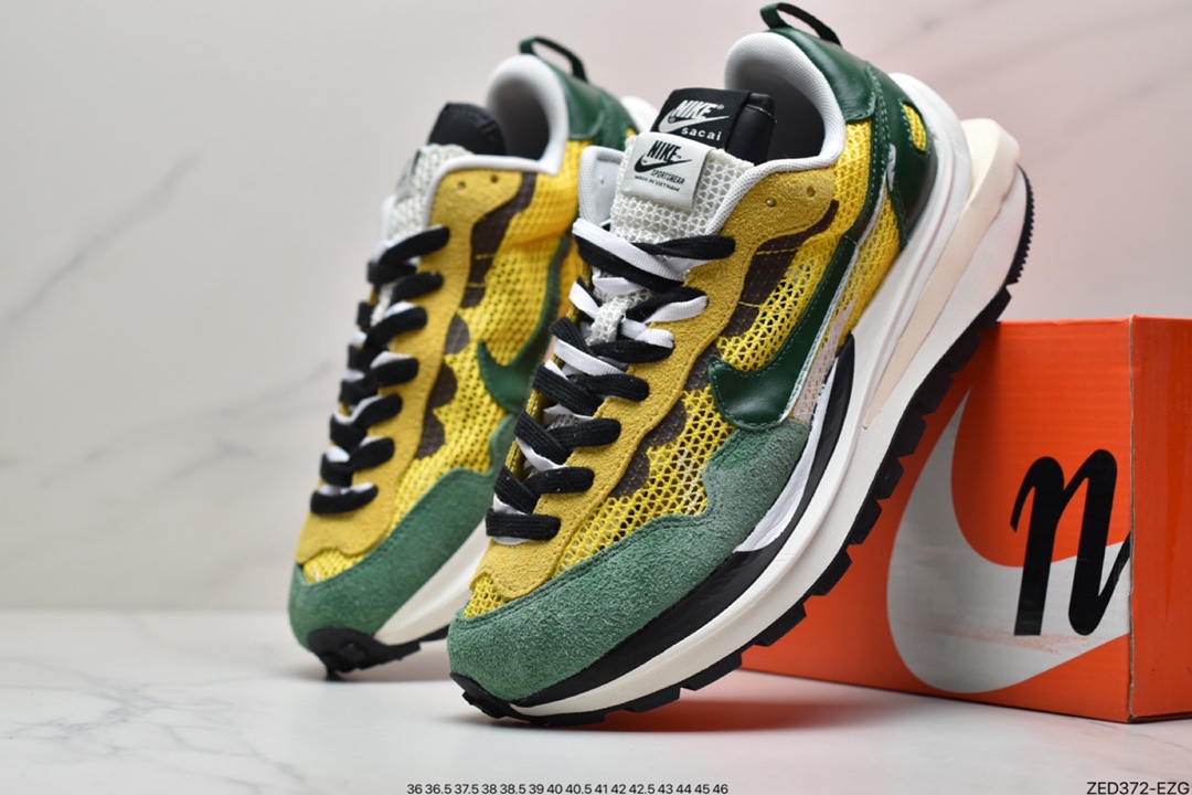 Sacai X NIKE vaporWaffle ”Tour Yellow” Waffle Three Generations 3.0 Showcase Blockbuster Joint DD1875-200