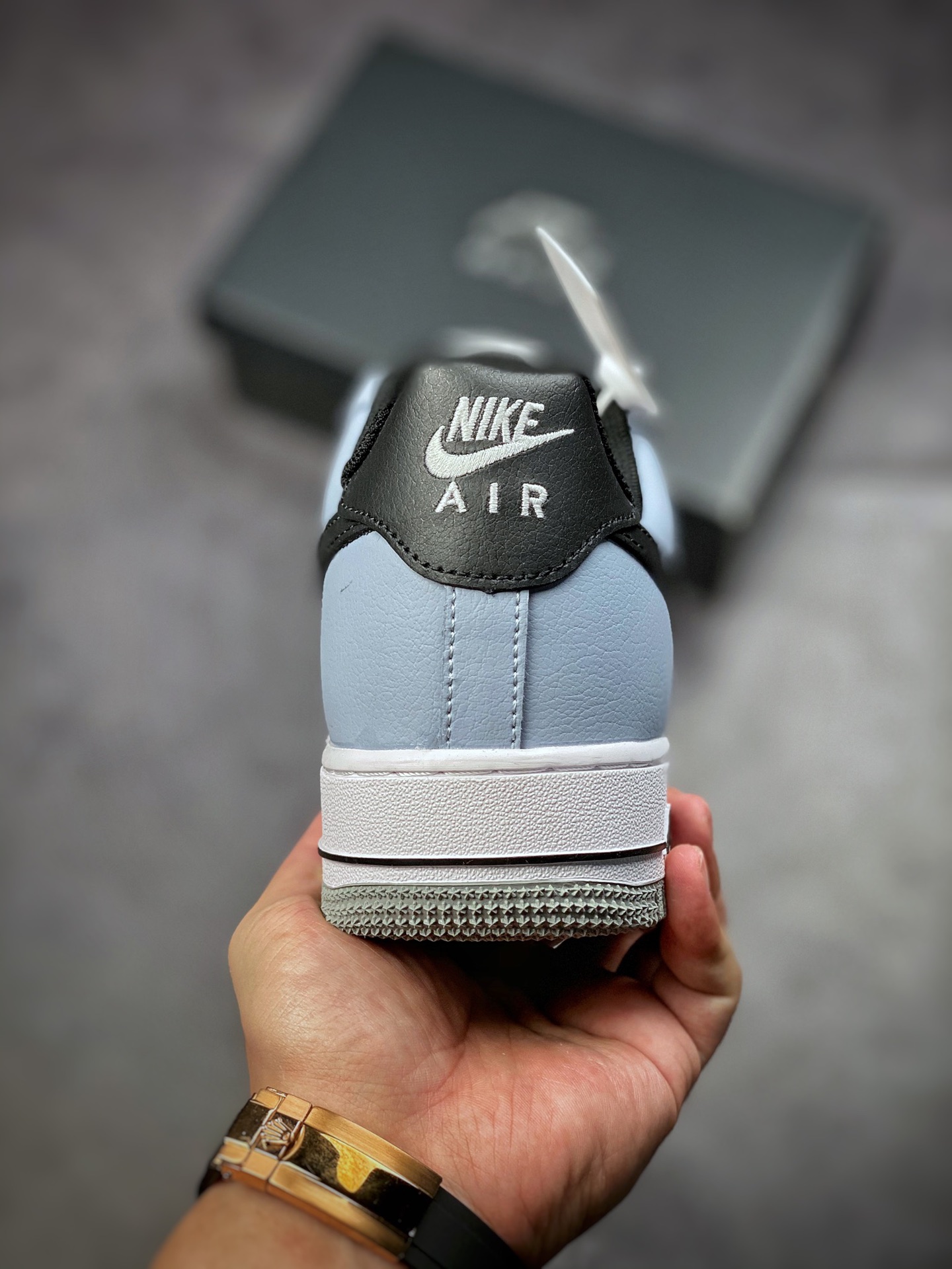 200  Nike Air Force 1 Low 07 米黑蓝 原楦头原纸板 CW2288-120