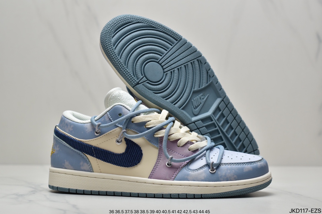 160 真标耐克Nike Air Jordan 1 Low GS”Light Arctic Pink”AJ1乔丹一代低帮经典复古文化休闲运动篮球鞋 DQ5092-651