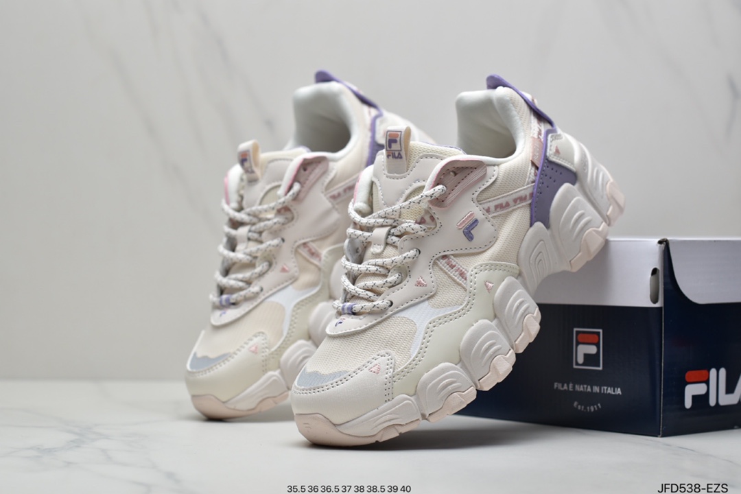 170 斐乐Fila Heritage Fluid 山系血管系列复古猫爪老爹ins潮流休闲运动慢跑鞋F12W144123FTO