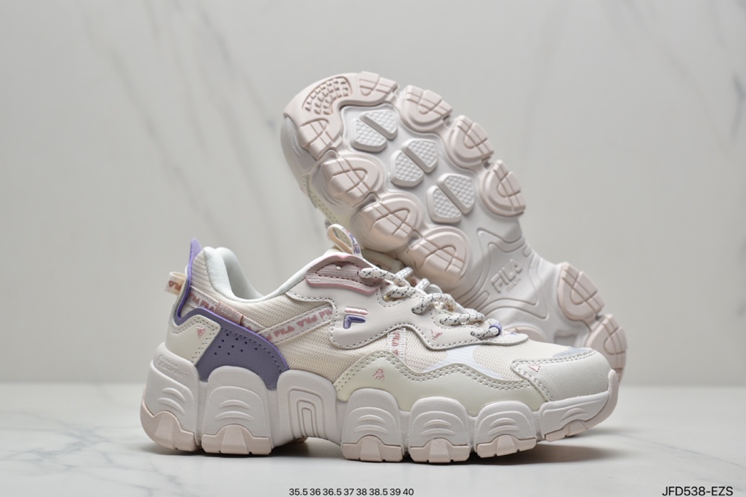 170 斐乐Fila Heritage Fluid 山系血管系列复古猫爪老爹ins潮流休闲运动慢跑鞋F12W144123FTO