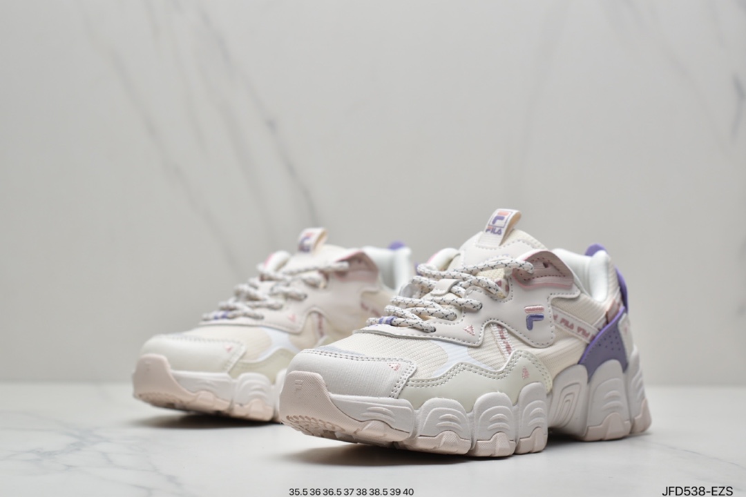 170 斐乐Fila Heritage Fluid 山系血管系列复古猫爪老爹ins潮流休闲运动慢跑鞋F12W144123FTO