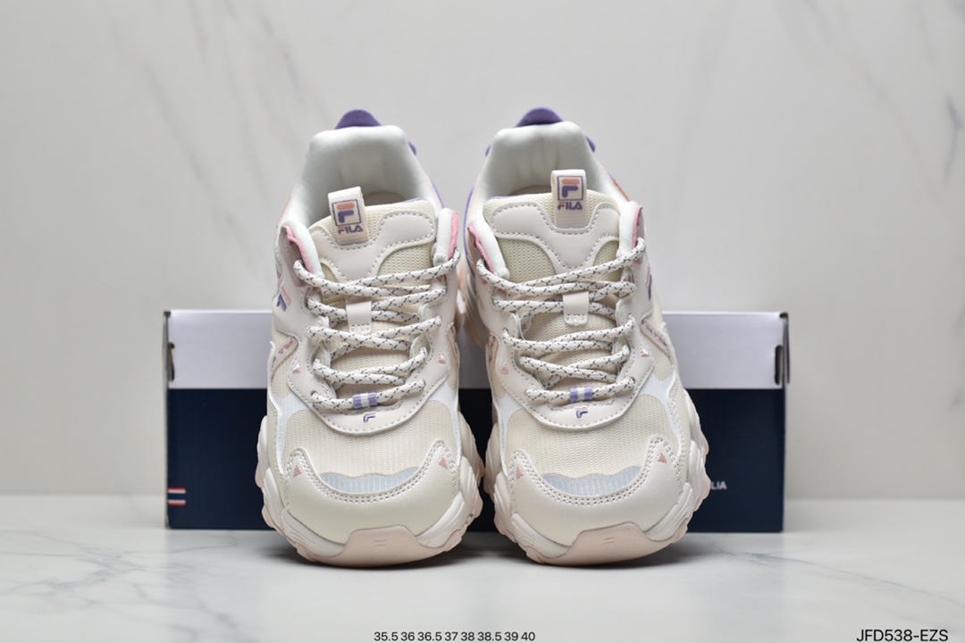 170 斐乐Fila Heritage Fluid 山系血管系列复古猫爪老爹ins潮流休闲运动慢跑鞋F12W144123FTO