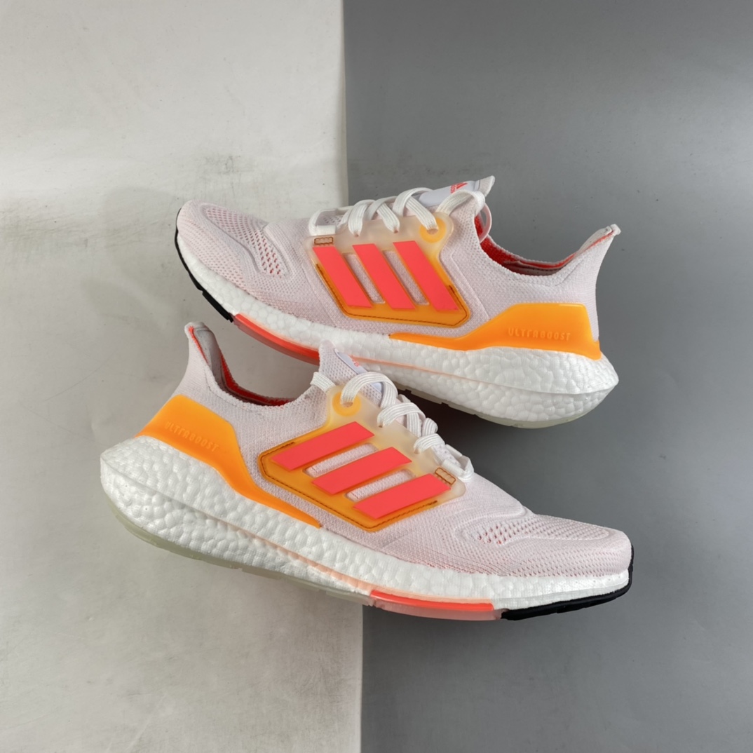 Adidas Ultra Boost 22 Consortium New 8.0 Thick Bottom Popcorn Running Shoes GX5595